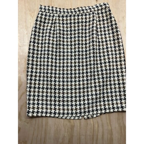VTG Jessica Scott Emporium 80s Career Tweed Wool Blazer Plaid Pencil Skirt 14 M - Picture 9 of 15